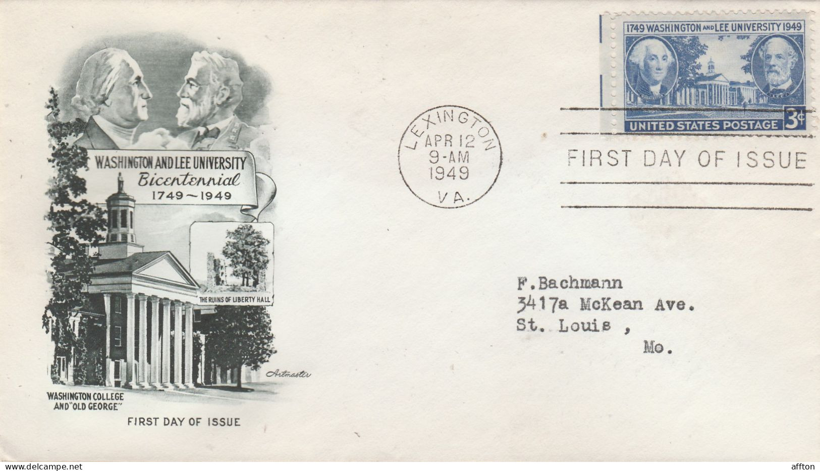 United States 1949 FDC Mailed - 1941-1950