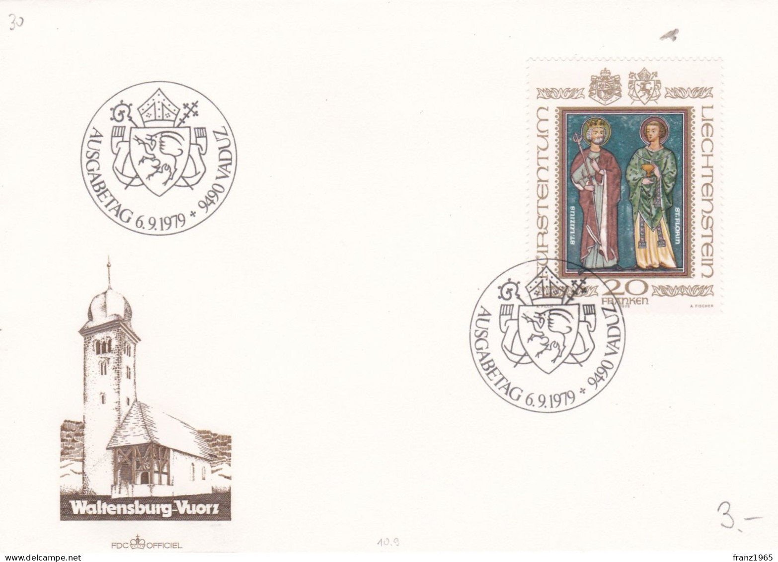 Saint Lucius - 1980 - FDC