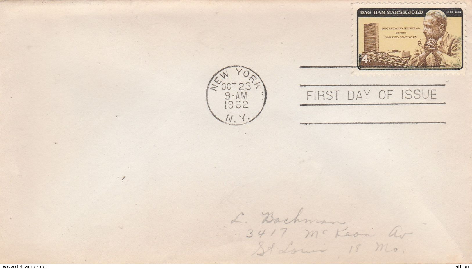 United States 1962 FDC - 1961-1970