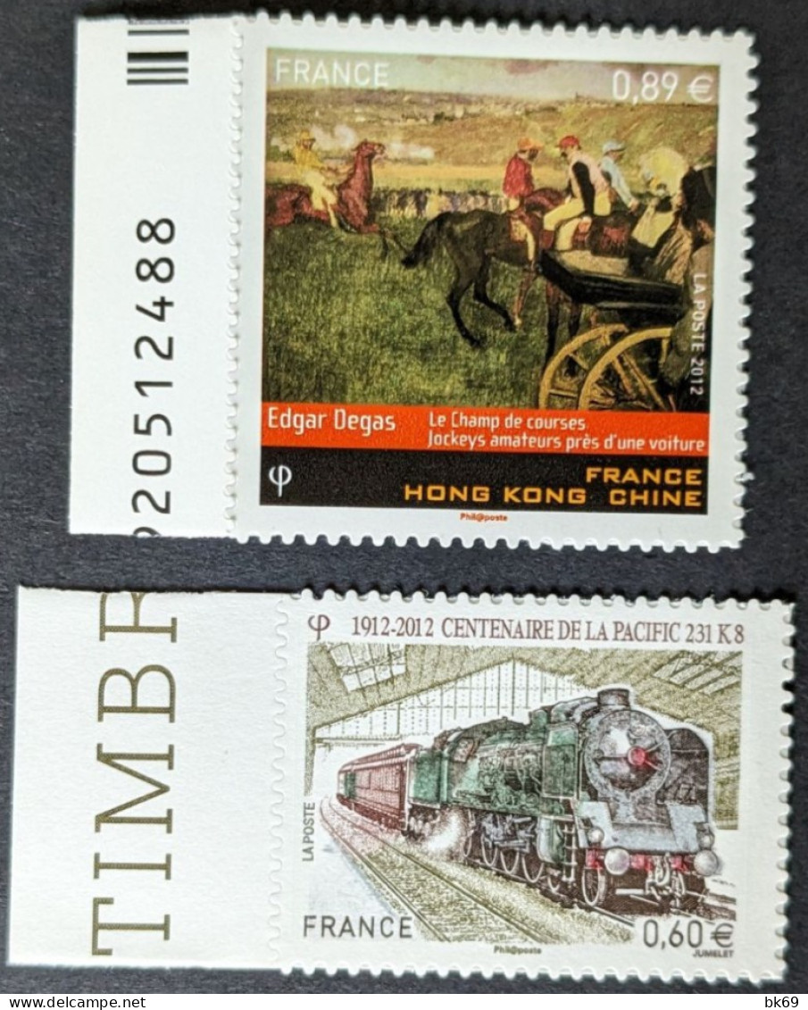 698 & 711 TP De Feuilles Honk Kong, Locomotive Pacific - Ungebraucht