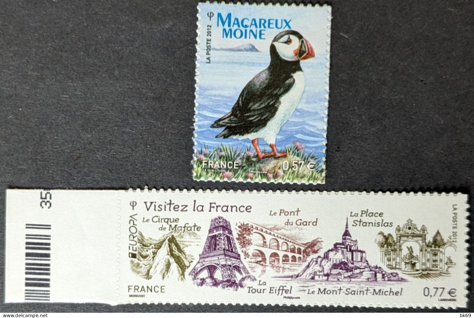 712 & 713 TP De Feuilles Macareux, Europa 2012 - Unused Stamps