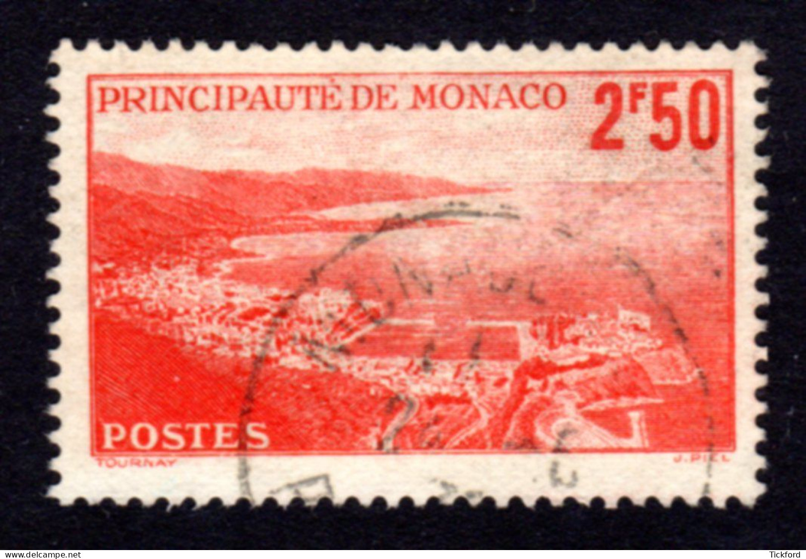 MONACO 1939 - Yvert N° 179 - Oblitéré - Vue De La Principauté - Gebraucht