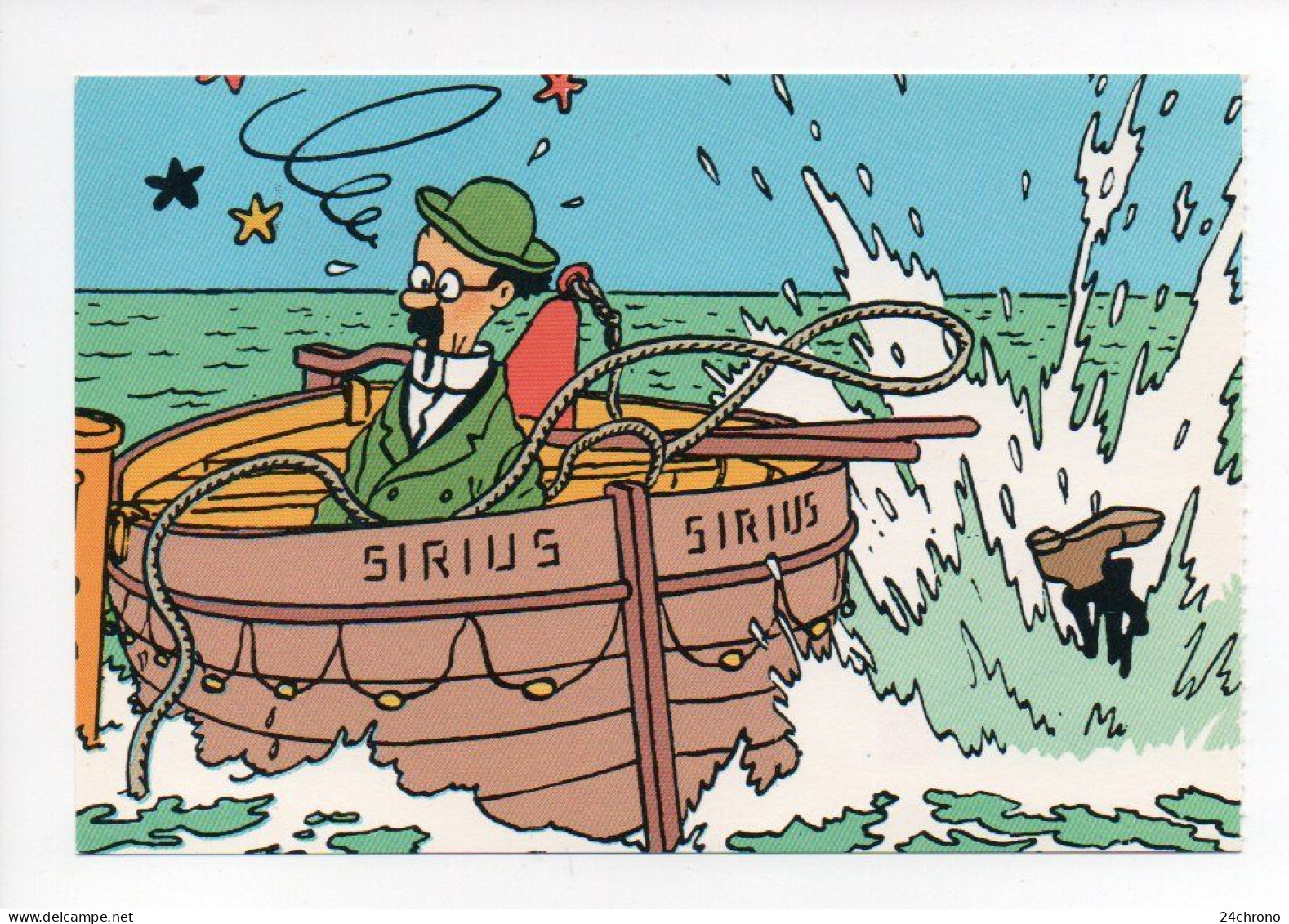 Tintin: Professeur Tournesol Dans Une Barque Sirius (24-72) - Fumetti