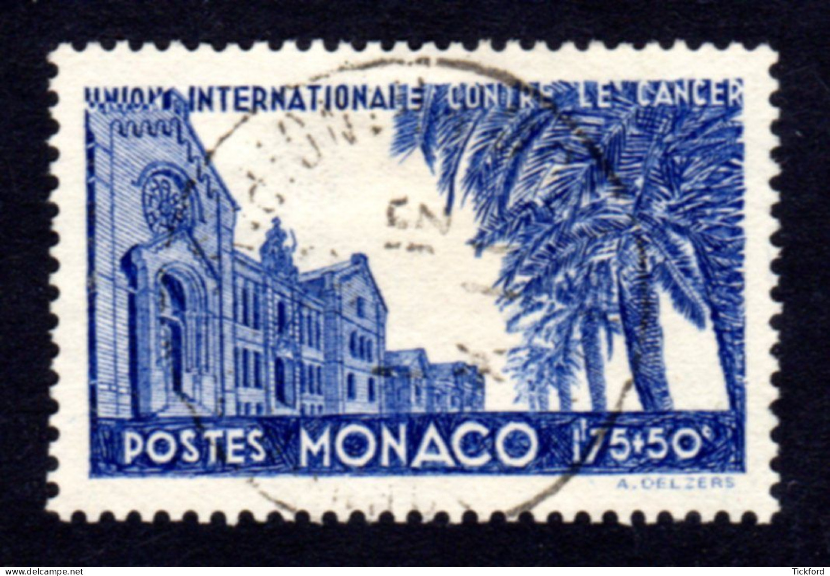 MONACO 1938 - Yvert N° 168 - Oblitéré - Hôpital De Monaco - Gebraucht