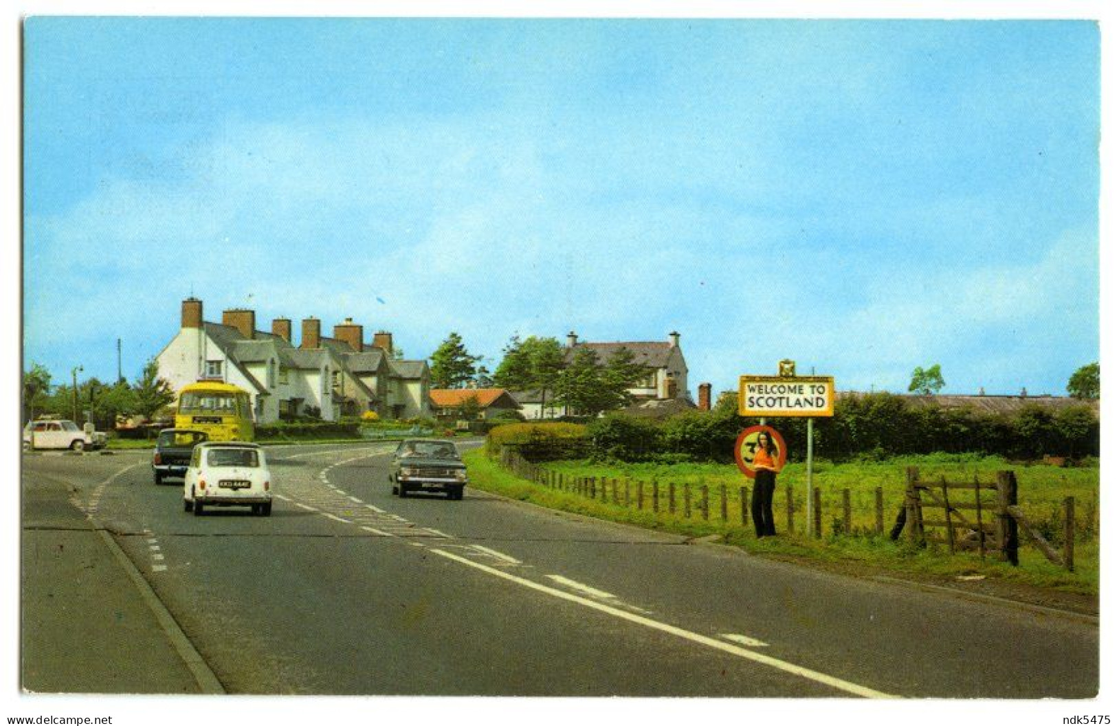 THE APPROACH TO GRETNA GREEN FROM THE SOUTH - Dumfriesshire