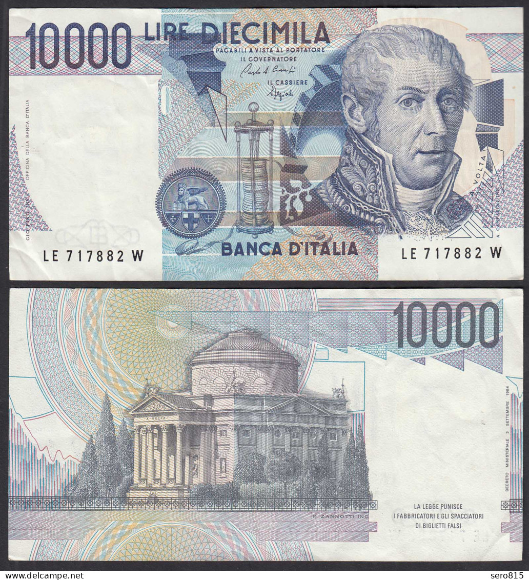 Italy - 10000 10.000 Lire Banknotes 1984 VF (3) Pick 112a Sig. Ciampi-Stevani - Sonstige & Ohne Zuordnung