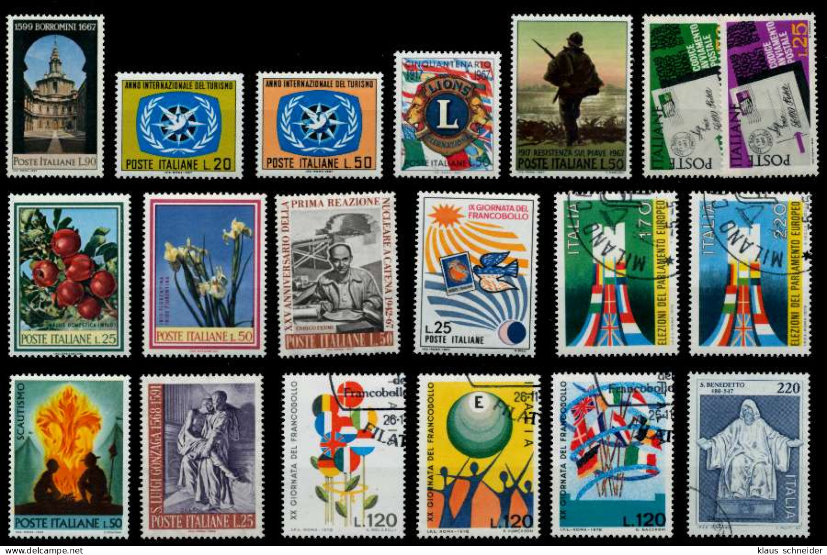 ITALIEN Kleines Lot Aus Den 60er Jahren X9382BE - Collections