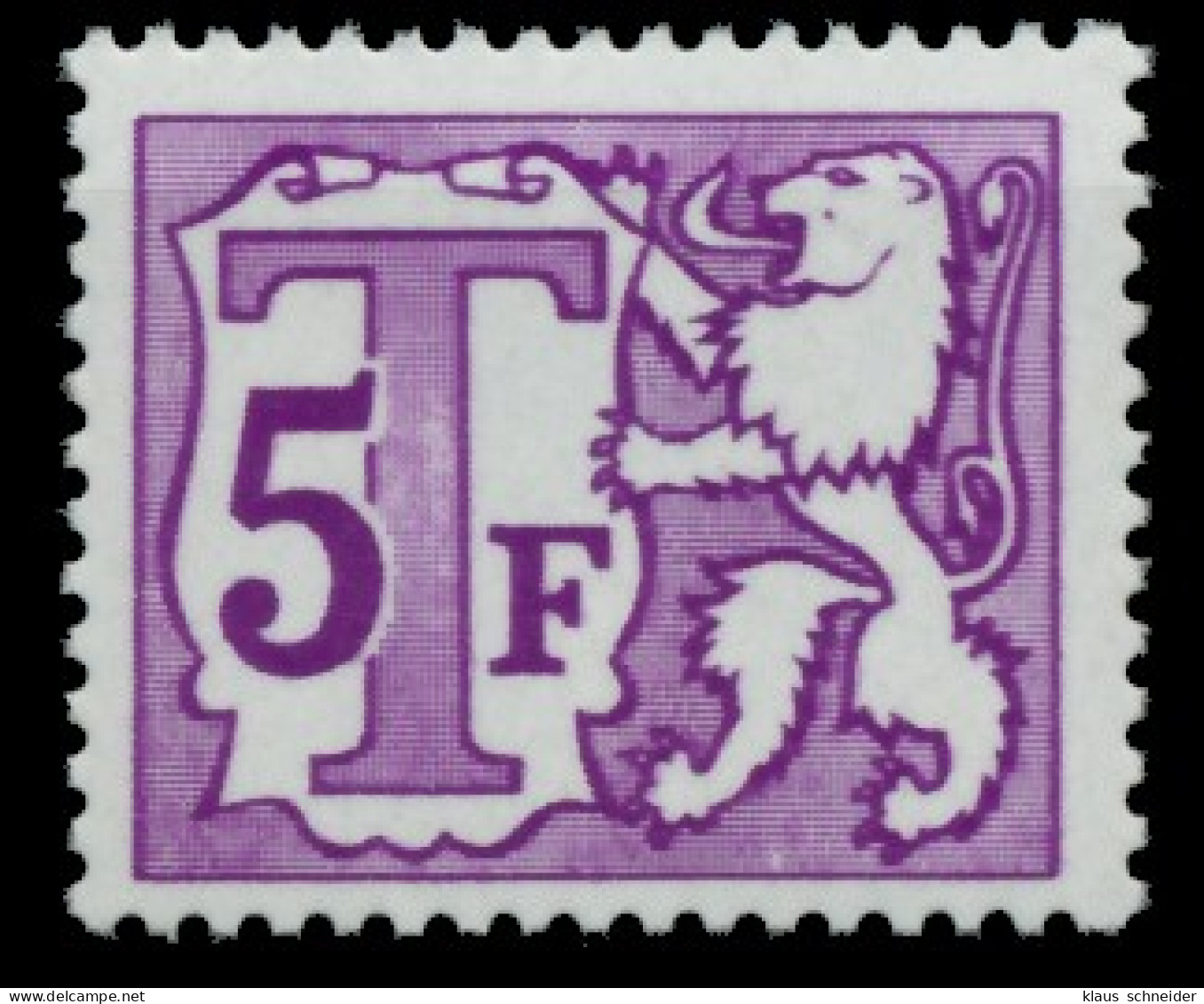 BELGIEN PORTO Nr 59v Postfrisch S04893E - Stamps