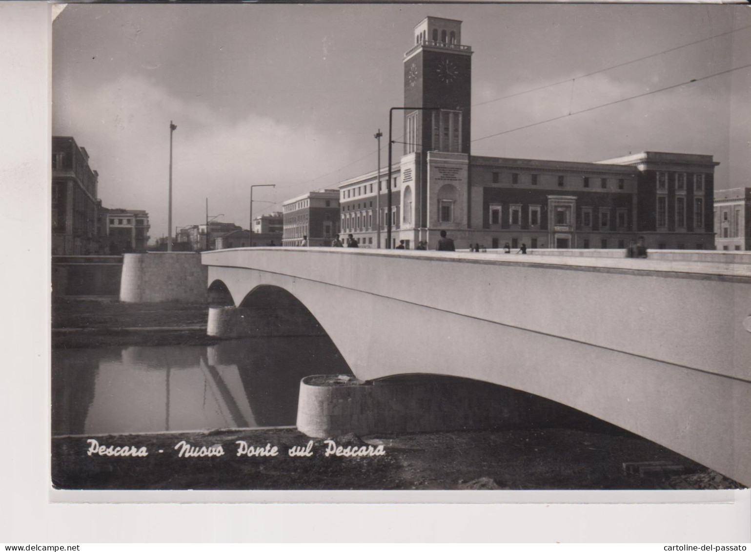 PESCARA  NUOVO PONTE SUL PESCARA   VG  1952 - Pescara