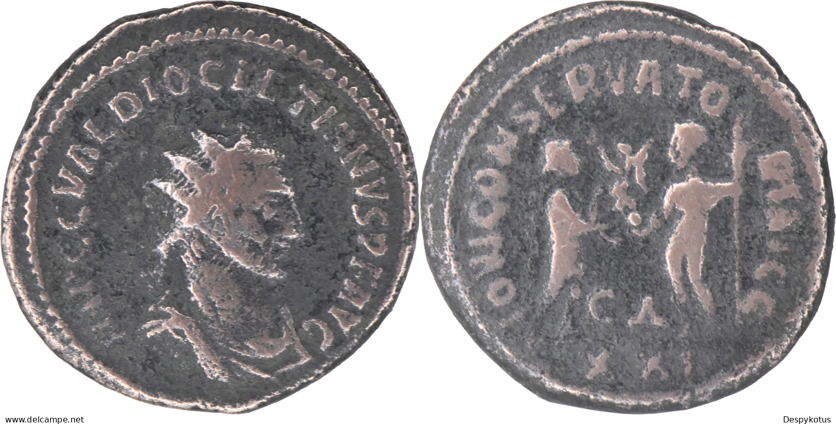 ROME - Aurelianus - DIOCLETIEN - Jupiter Et Dioclétien - 285 AD - Antioche - RIC.325 - 18-340 - La Tétrarchie (284 à 307)