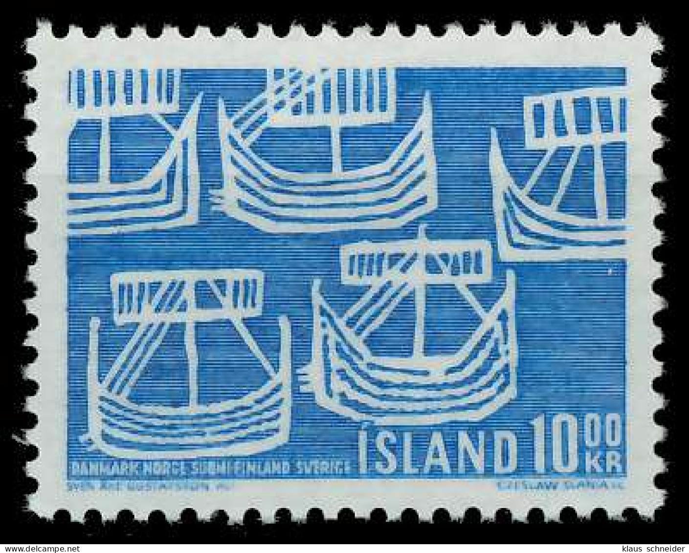 ISLAND 1969 Nr 427 Postfrisch SB0422E - Nuevos