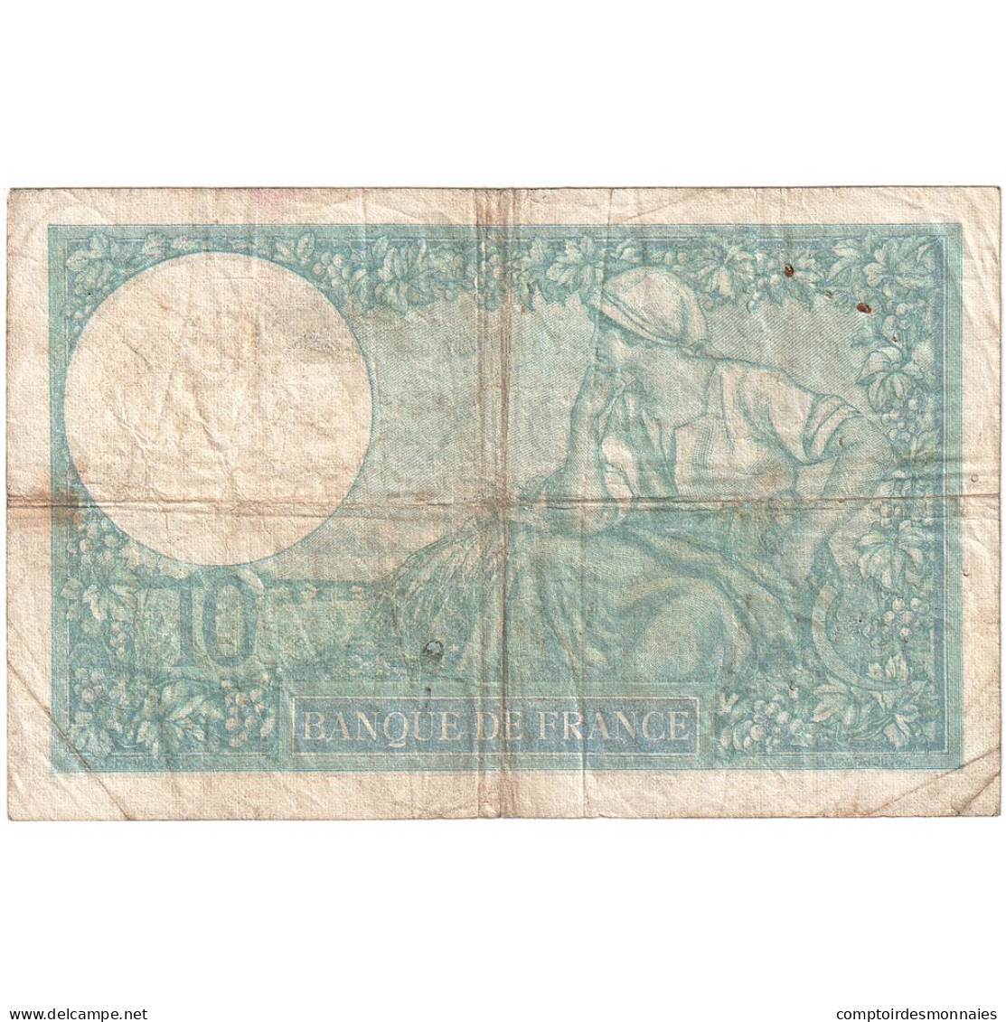 France, 10 Francs, Minerve, 1939, R.74004, TB, Fayette:07.11, KM:84 - 10 F 1916-1942 ''Minerve''