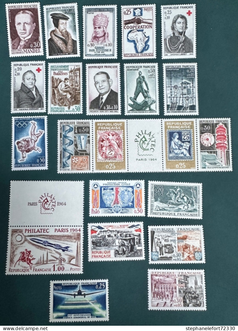 1964 -  Année Complète  - NEUFS  **  -  (Voir Photos) - 1960-1969