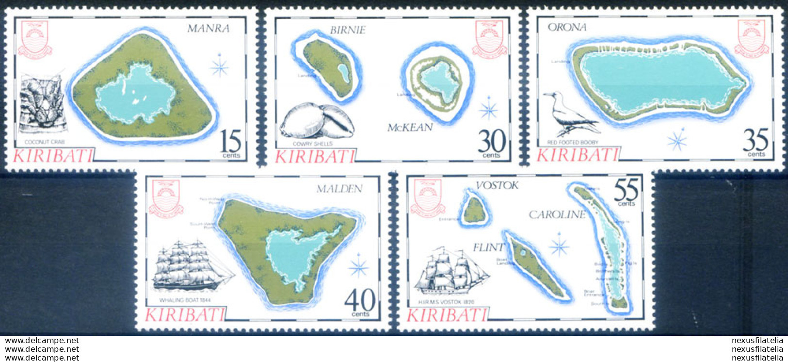 Isole E Atolli 1986. - Kiribati (1979-...)