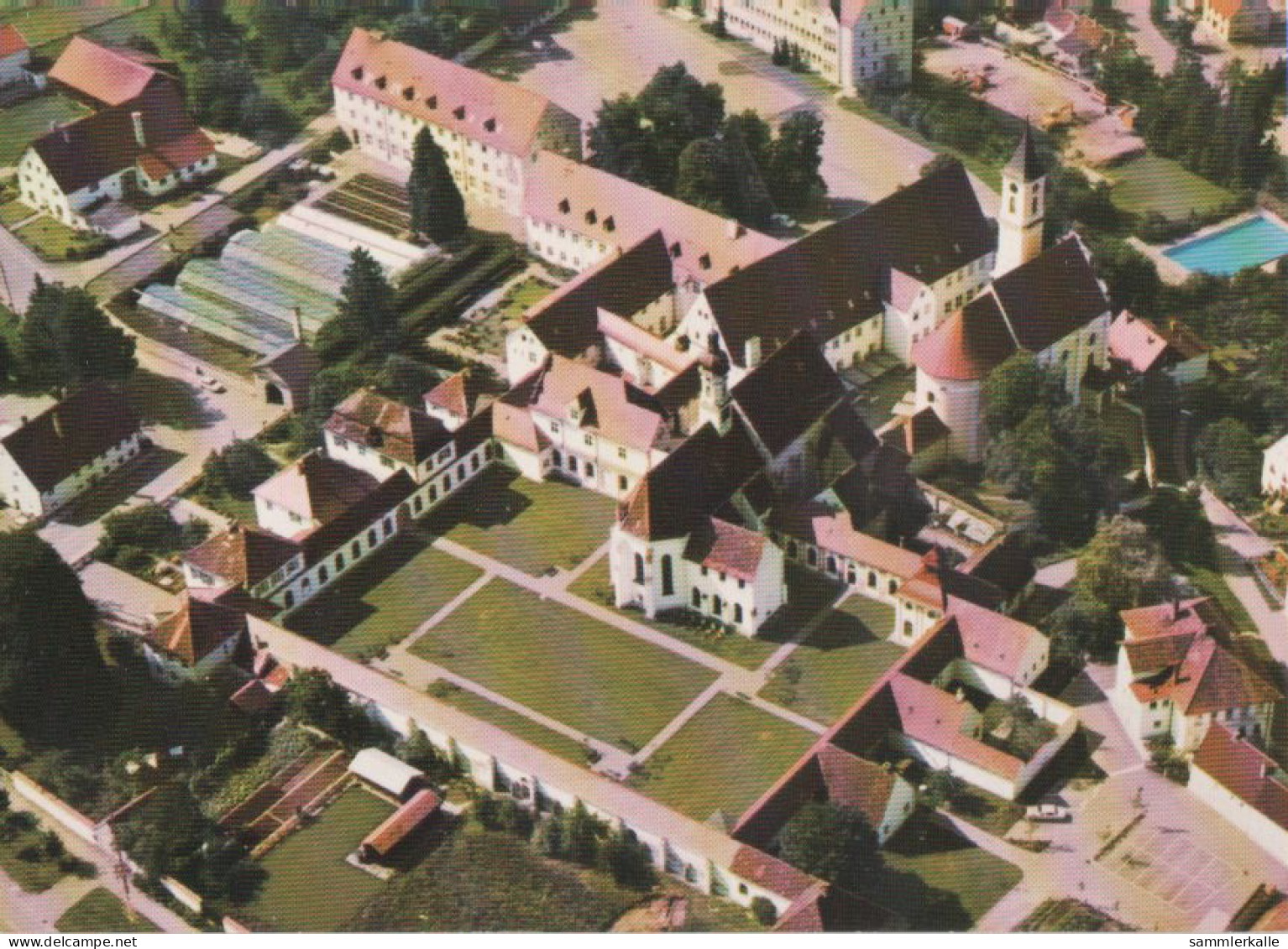 30176 - Buxheim - Luftbild, Kartause - Ca. 1985 - Mindelheim