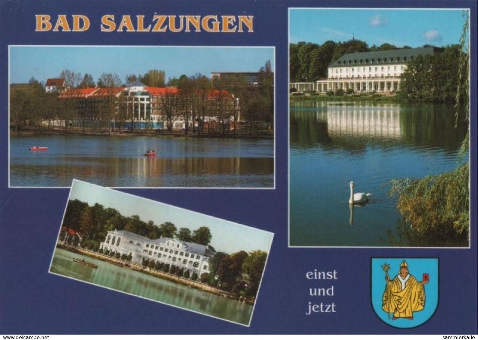 91295 - Bad Salzungen - Asklepios Parkklinik, Einst Und Jetzt - 2001 - Bad Salzungen