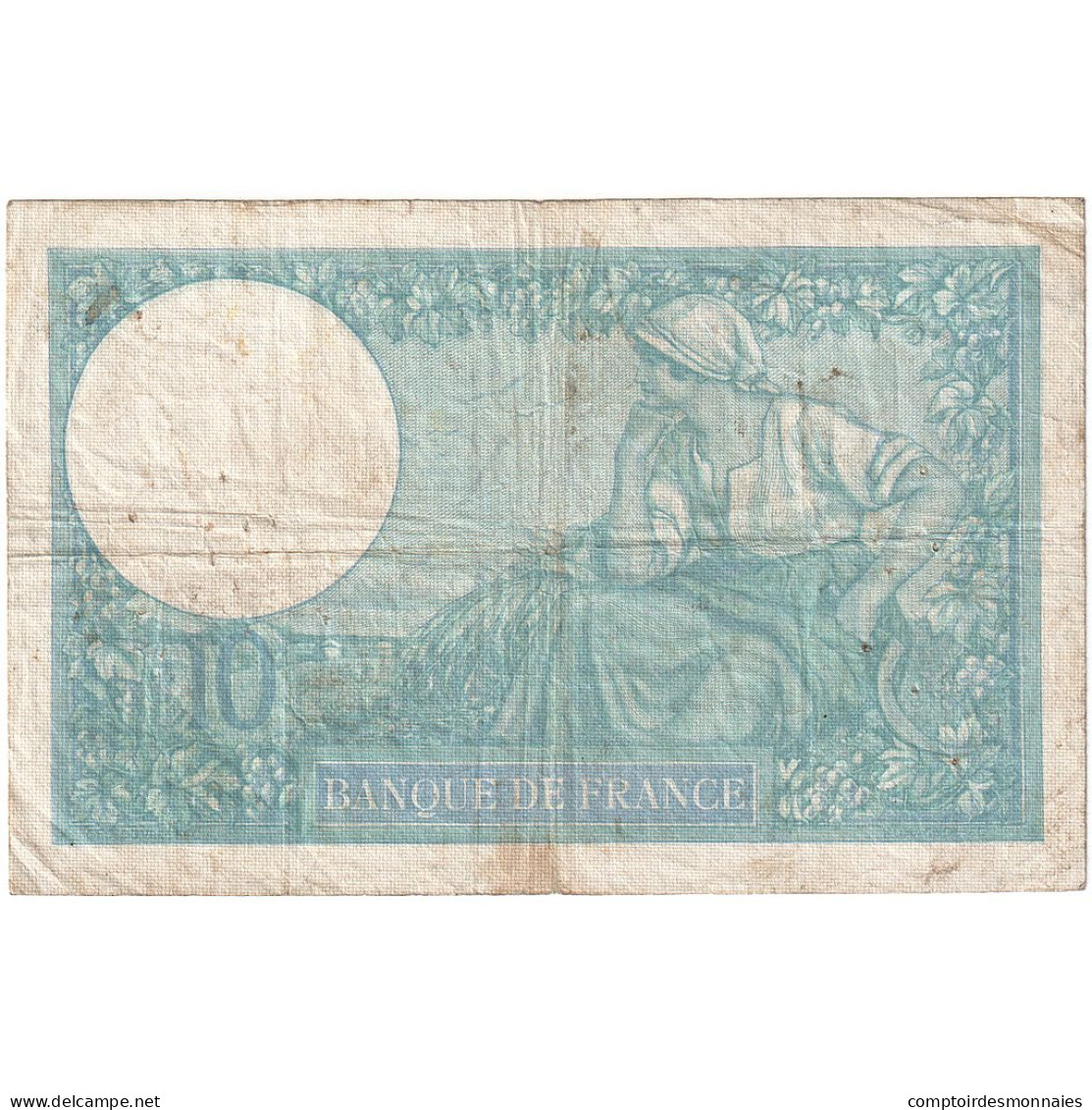 France, 10 Francs, Minerve, 1940, Y.76611, TB, Fayette:07.25, KM:84 - 10 F 1916-1942 ''Minerve''