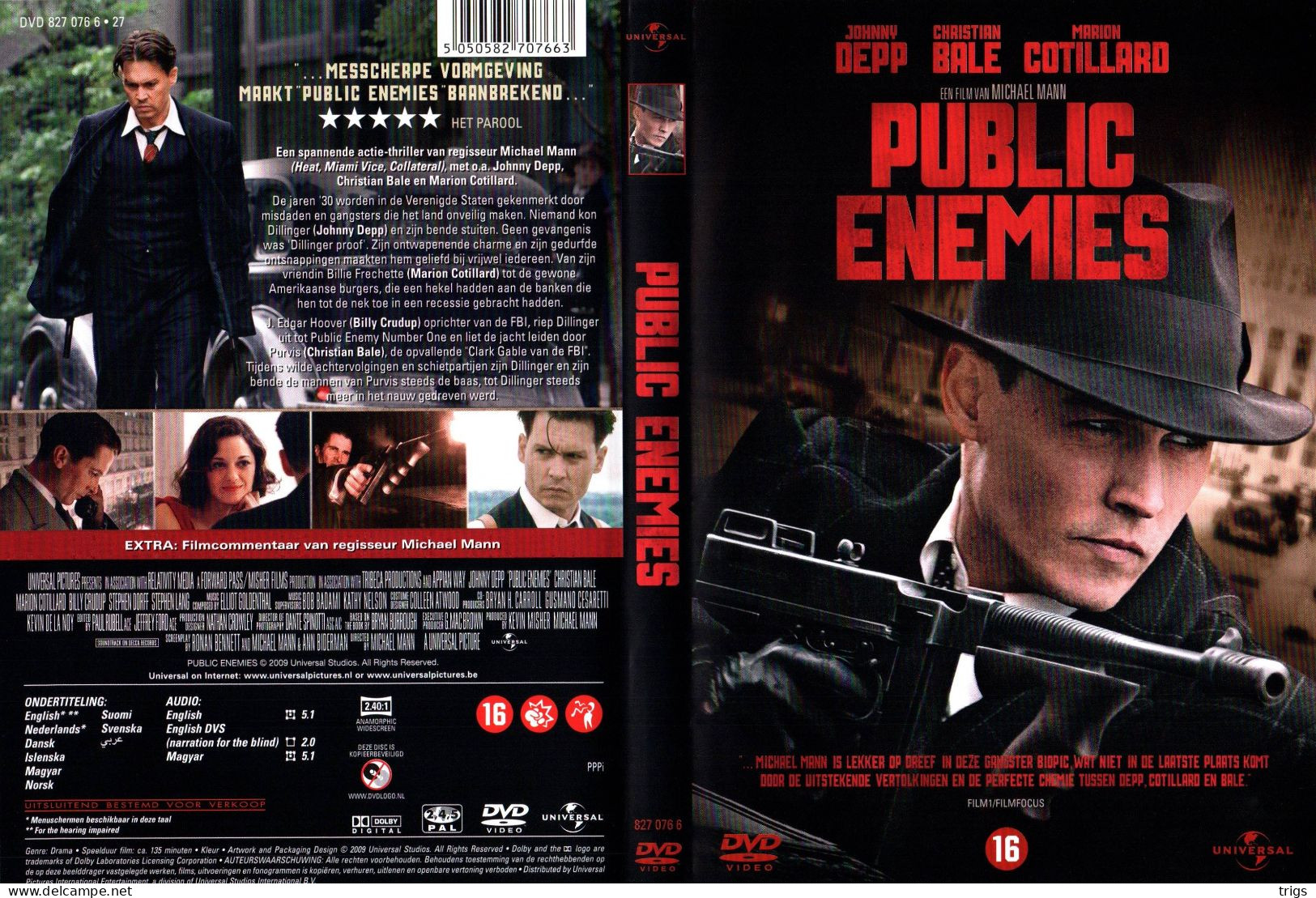 DVD - Public Enemies - Politie & Thriller