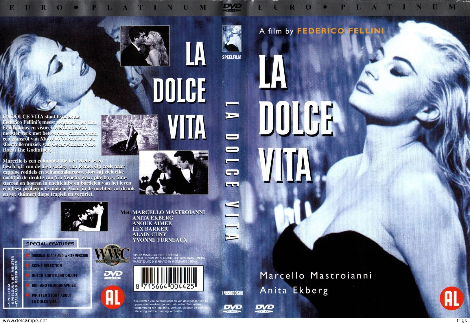 DVD - La Dolce Vita - Drame