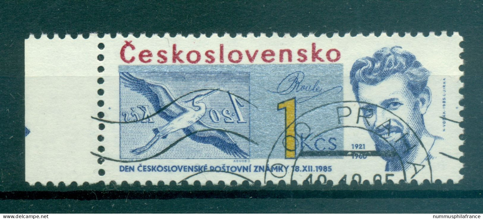 Tchécoslovaquie 1985 - Y & T N. 2660 - Journée Du Timbre (Michel N. 2846) - Used Stamps