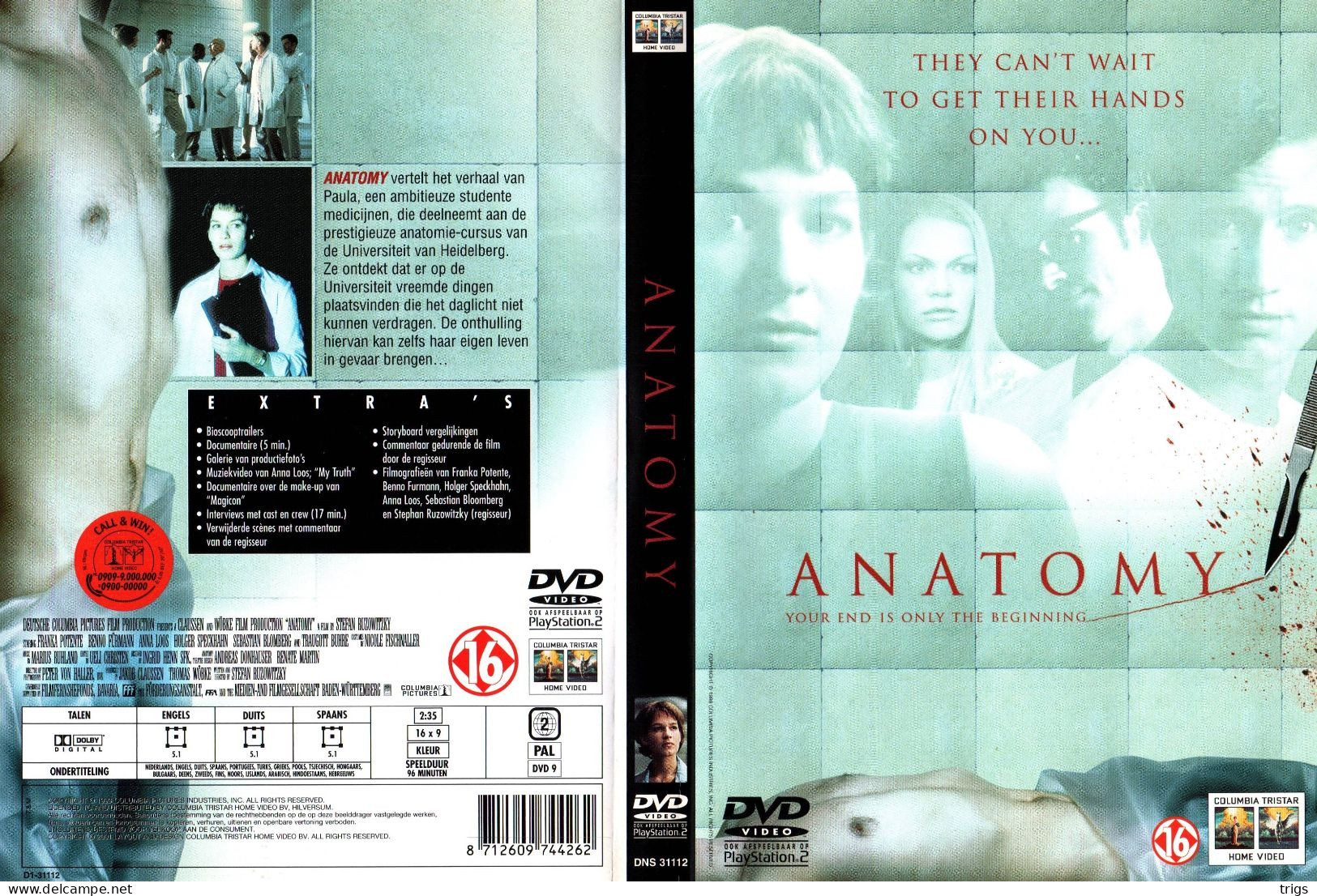 DVD - Anatomy - Horror