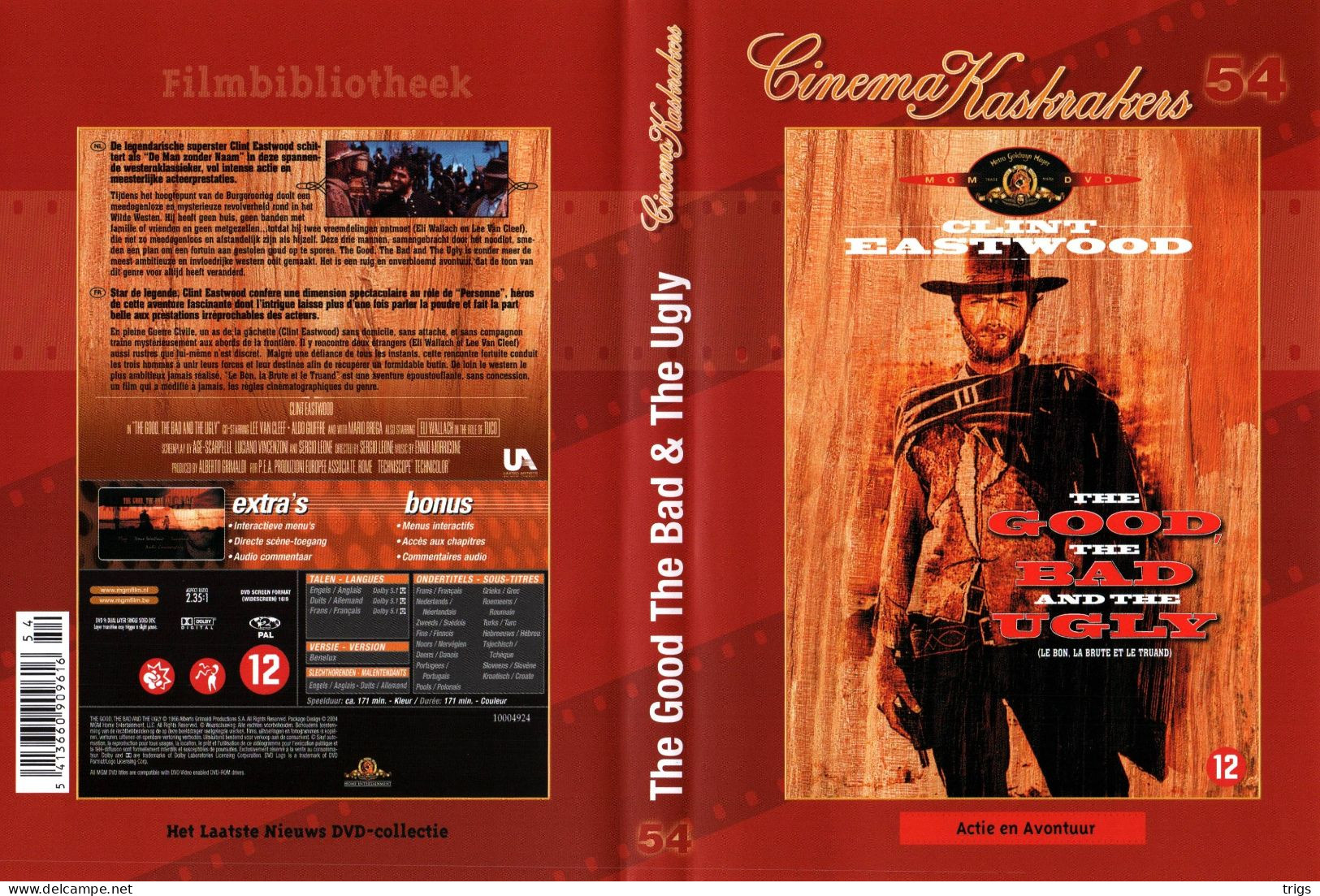 DVD - The Good, The Bad And The Ugly - Western/ Cowboy