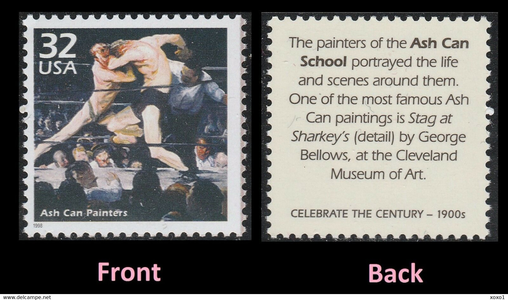 USA 1998 MiNr. 2914 Celebrate The Century 1900s Boxing  Sport Painting George W. Bellows 1v MNH ** 0,80 € - Boxing