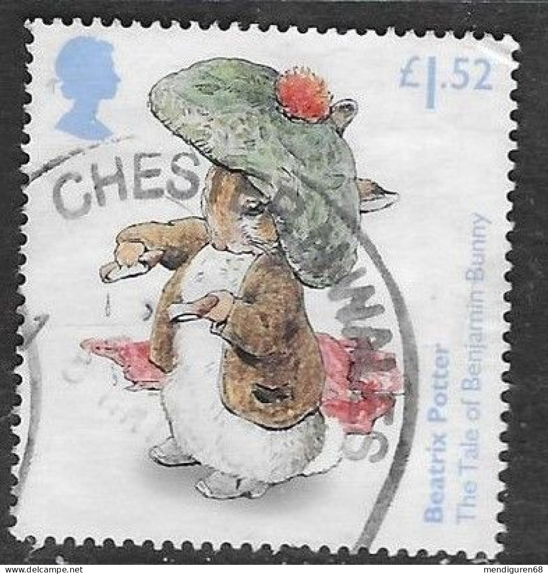 GROSSBRITANNIEN GRANDE BRETAGNE GB 2016 FROM BEATRIX POTTER:THE TALE OF BENJAMIN BUNNY £1.52 USE SG 3861 MI 3919 YT 4331 - Used Stamps