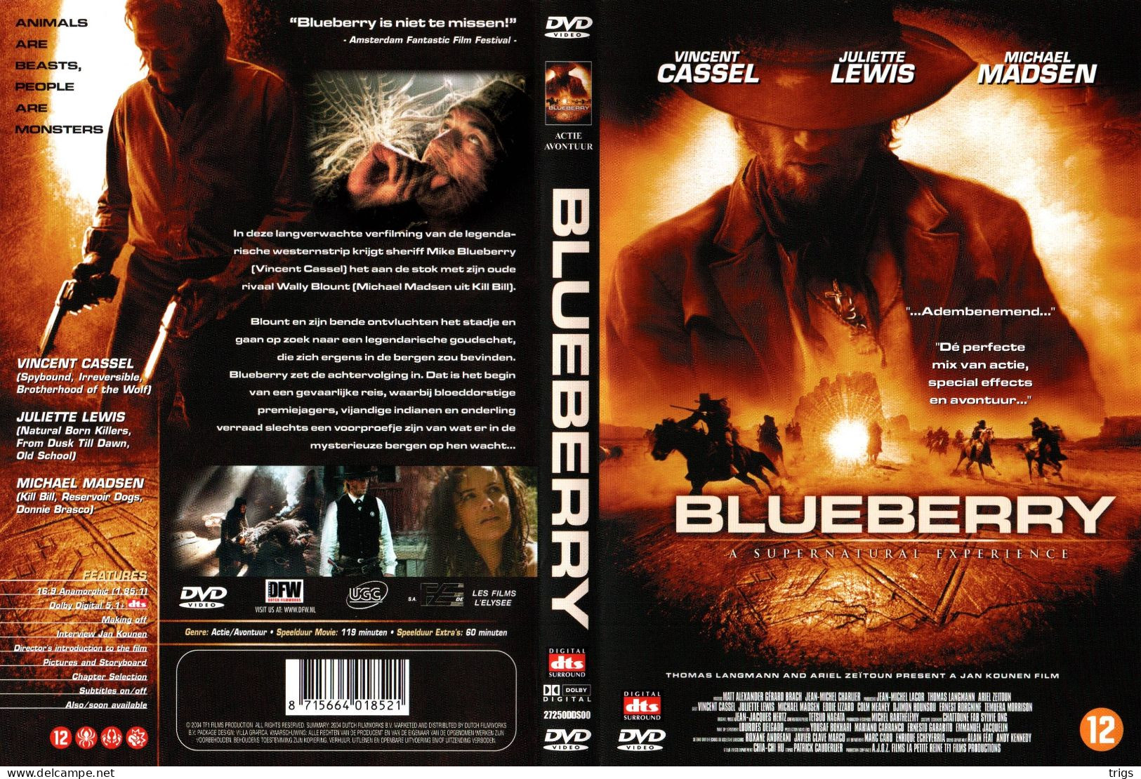 DVD - Blueberry - Western/ Cowboy