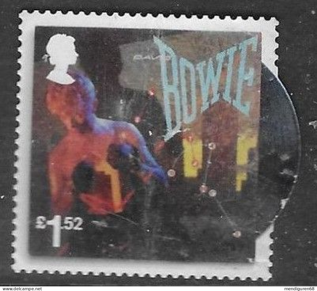 GROSSBRITANNIEN GRANDE BRETAGNE GB 2017 DAVID BOWIE: LET’S DANCE, 1983 £1.52 USED SG 3936 MI 4012 YT 4414 SC 3595 - Gebraucht