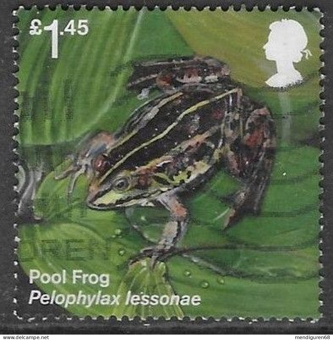 GROSSBRITANNIEN GRANDE BRETAGNE GB 2018 RE-INTRODUCED SPECIES: POOL FROG £1.45 USED SG 4077 MI 4199 YT 4619 SC 3718 - Gebruikt