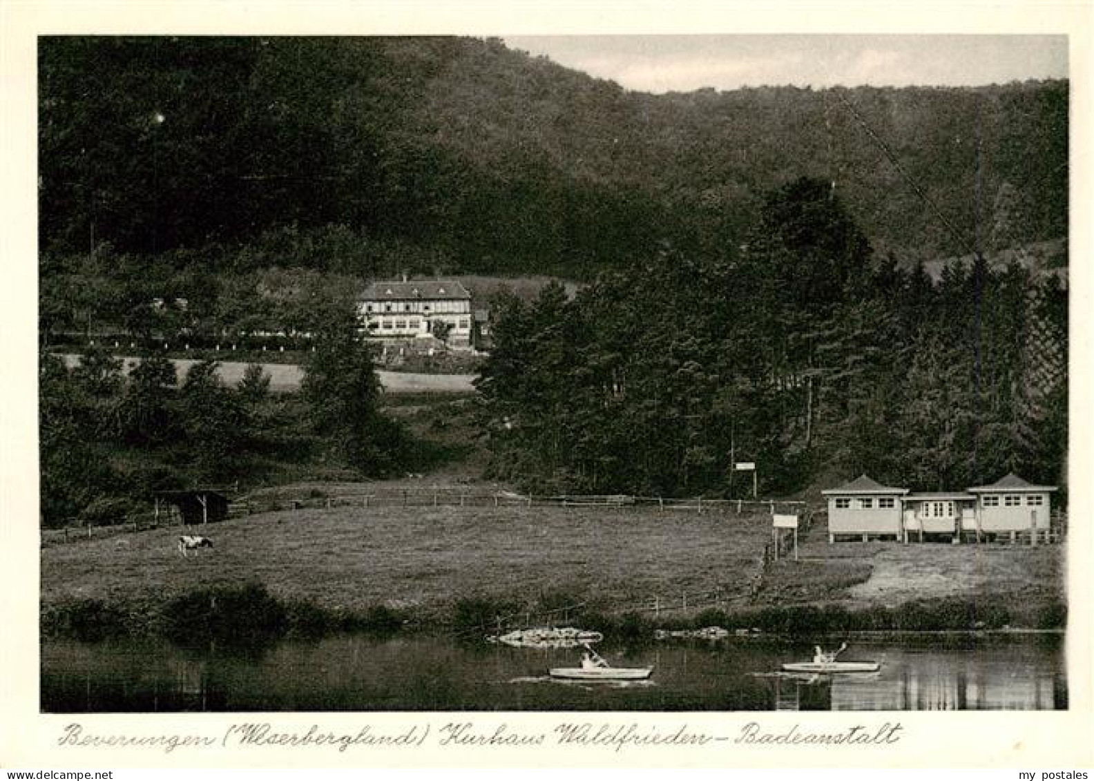 73924633 Beverungen Kurhaus Waldfrieden Badeanstalt - Beverungen