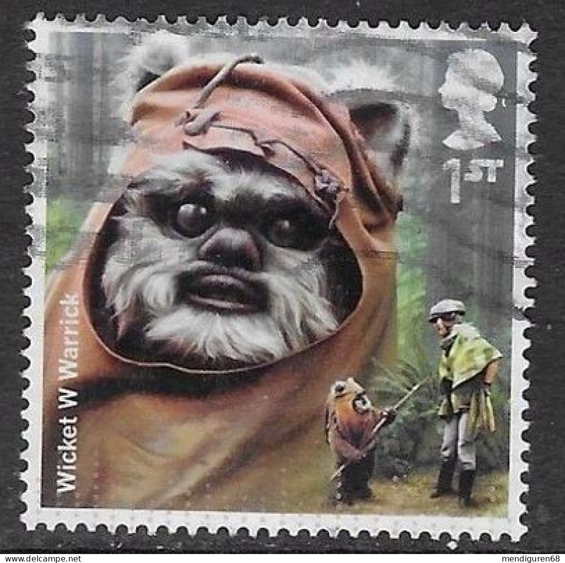 GROSSBRITANNIEN GRANDE BRETAGNE GB 2019 STAR WARS III: WICKET WARRICK 1st USED SG 4305 MI 4497 YT 4909 SC 3923 - Used Stamps