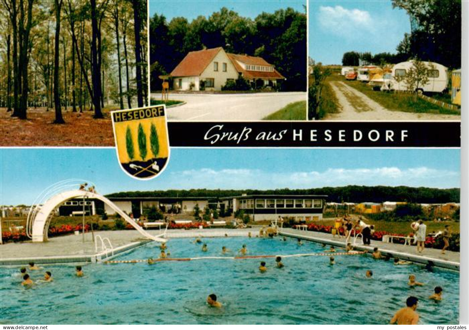 73924511 Hesedorf_Bremervoerde Schwimmbad Gasthaus Campingplatz Wald - Bremervörde