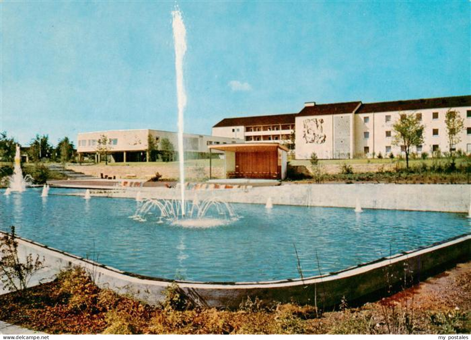 73924449 Schussenried_Bad Parksanatorium Fontaene - Bad Schussenried