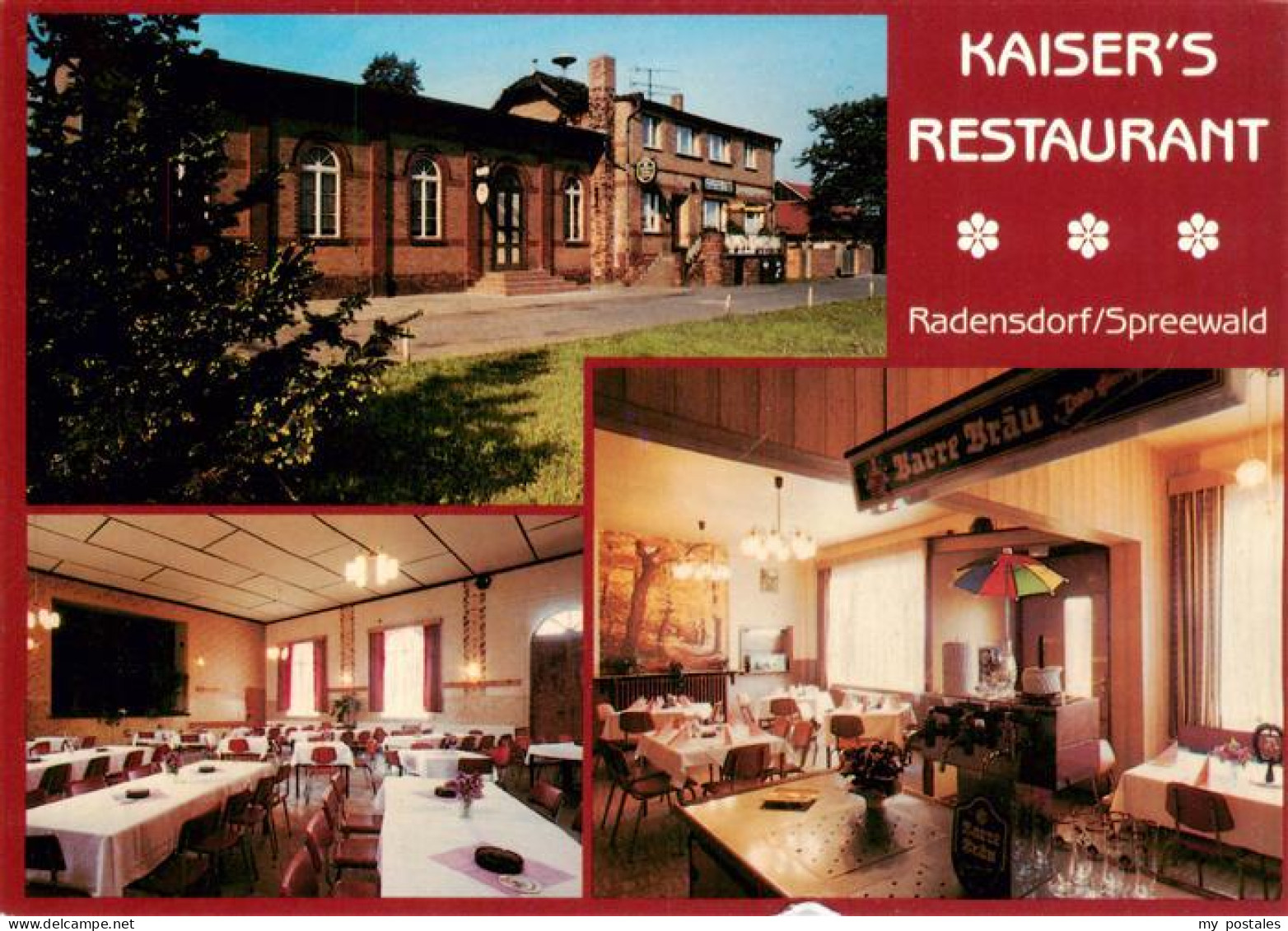 73883014 Radensdorf Spreewald Kaisers Restaurant Gastraeume Radensdorf Spreewald - Luebben (Spreewald)