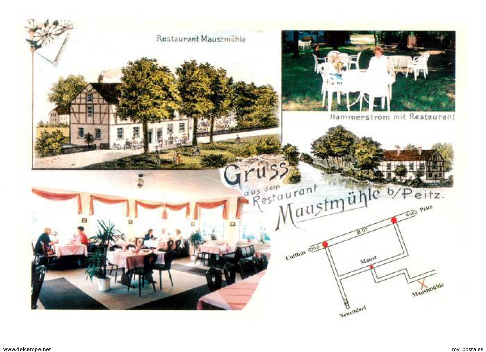 73883012 Peitz Restaurant Maustmuehle Hammerstrom Mit Restaurant Gastraum Peitz - Peitz