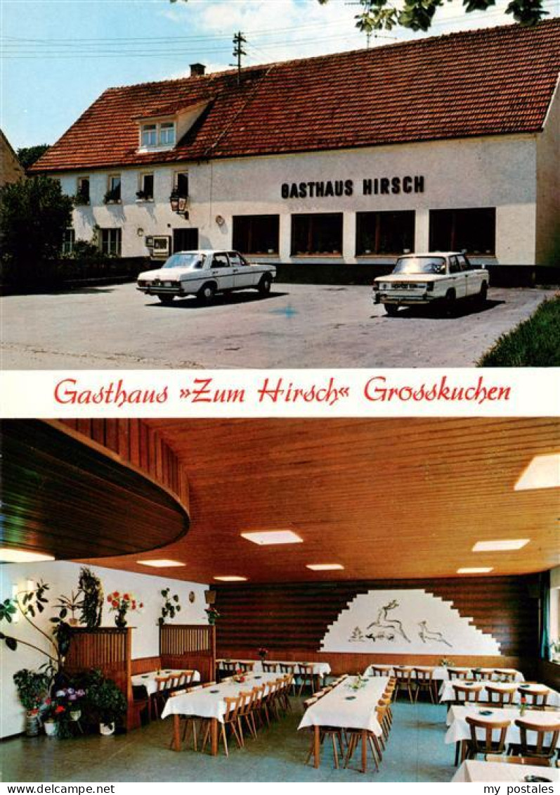 73882947 Grosskuchen Gasthaus Zum Hirsch Gastraum Grosskuchen - Heidenheim