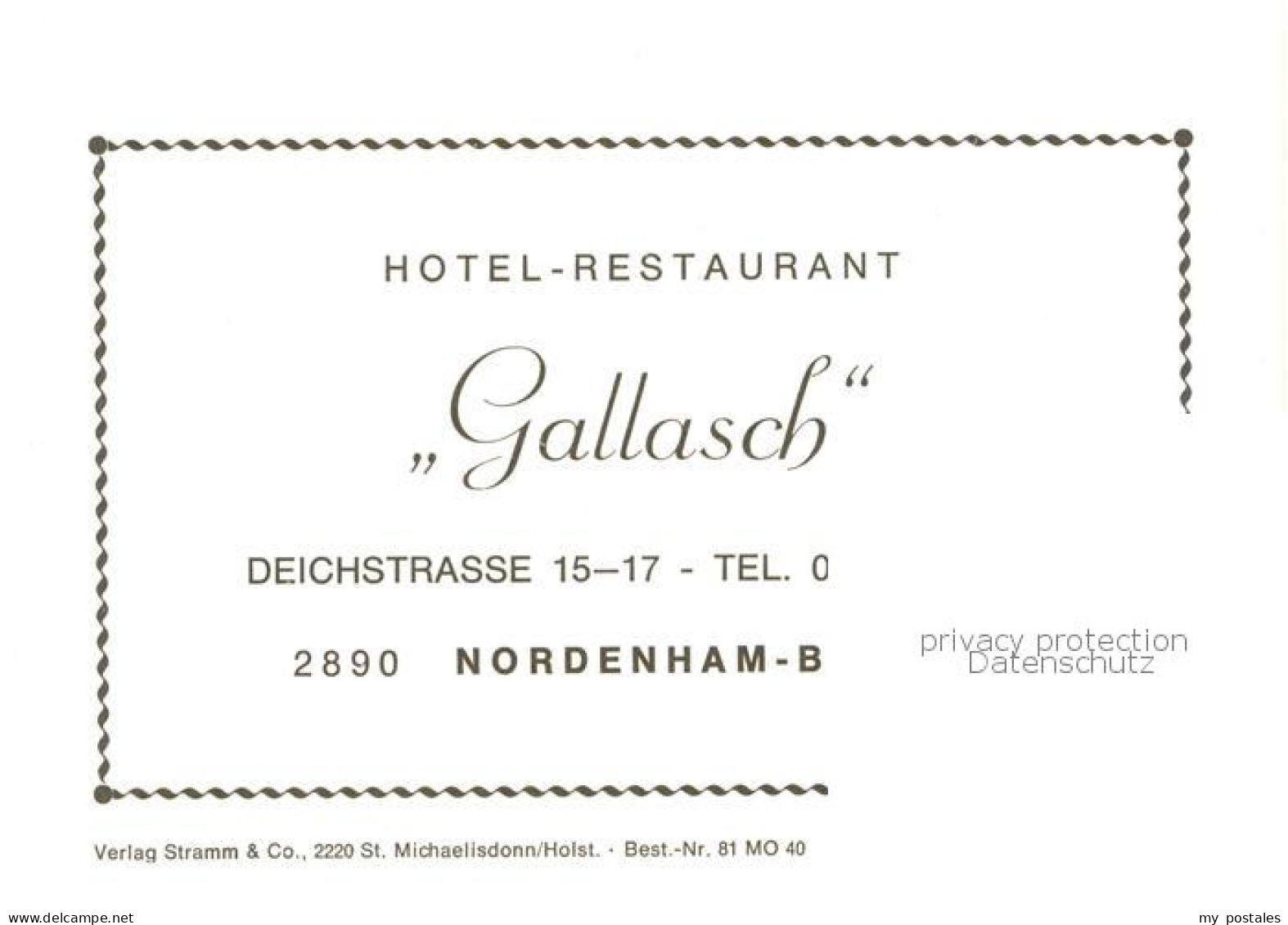 73848507 Blexen Hotel Restaurant Gullasch Blexen - Nordenham