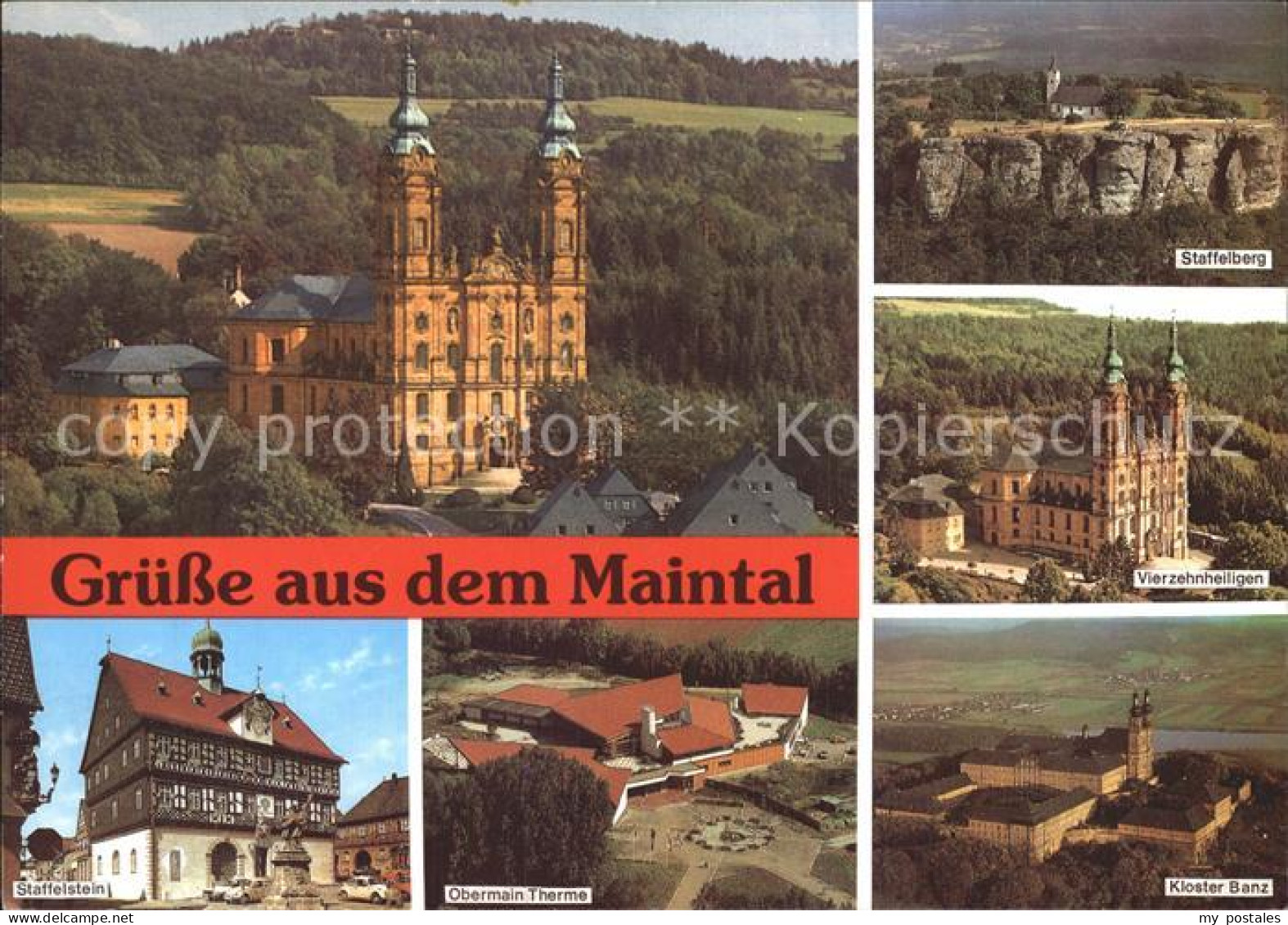 72376923 Staffelberg Vierzehnheiligen Kloster Banz Obermain-Therme Staffelberg - Staffelstein