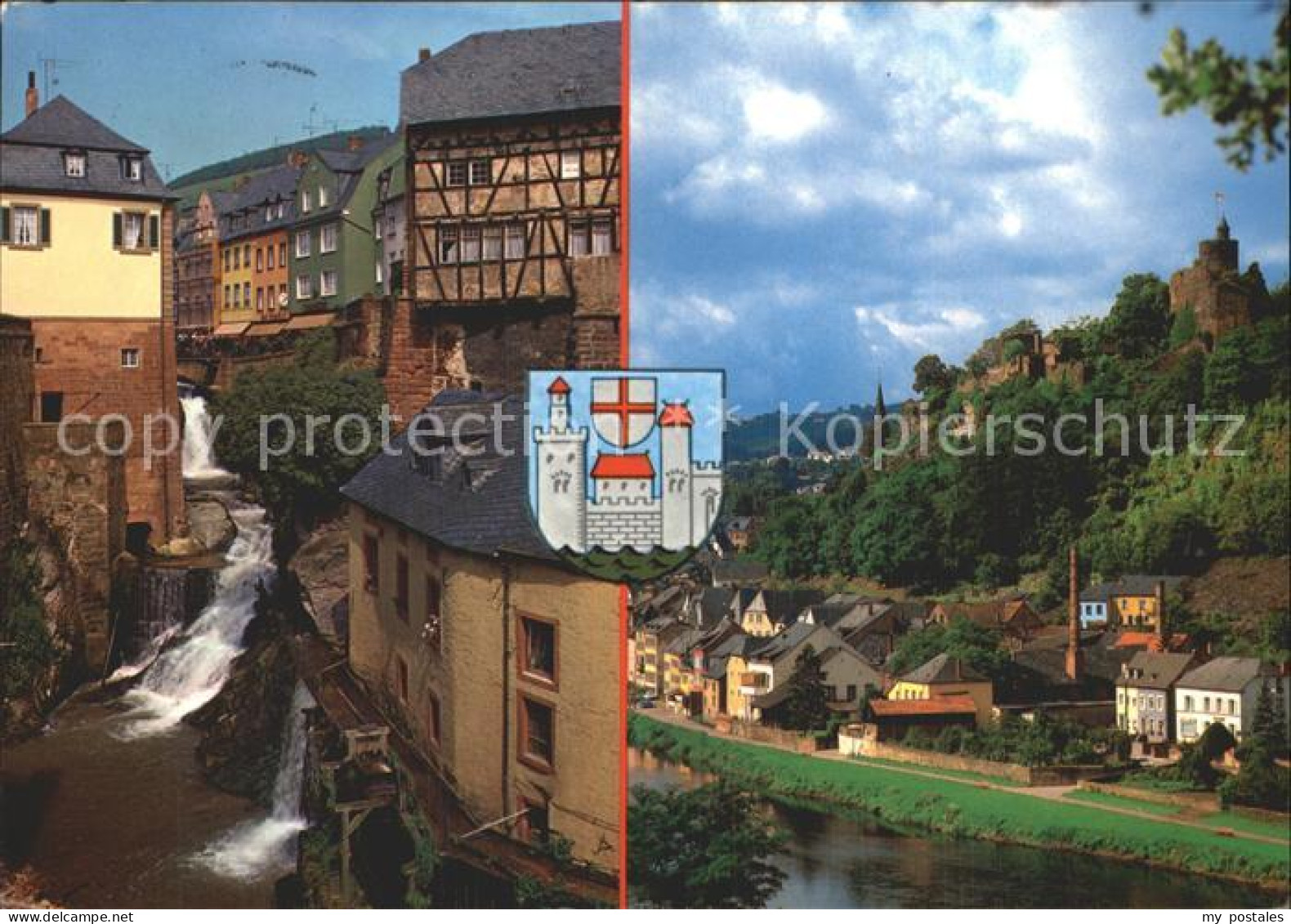 72376524 Saarburg Saar Alstadt Wasserfall Burg Saarburg - Saarburg