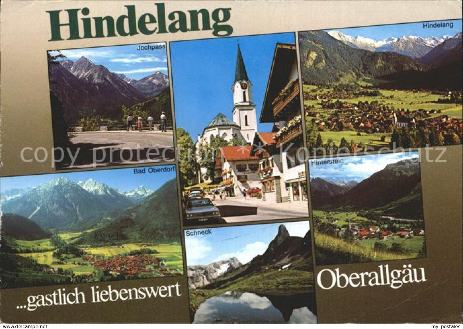 72376081 Hindelang Bad Oberdorf Kirche Jochpass  Hindelang Bad - Hindelang