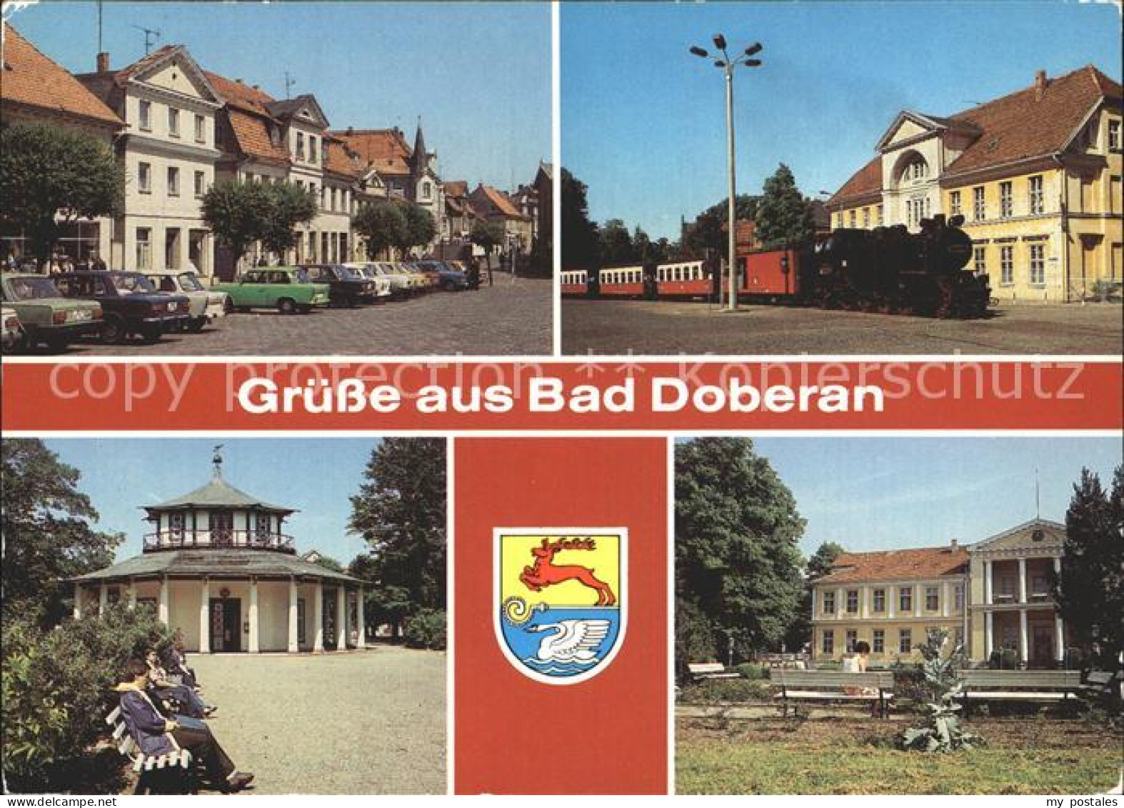 72376002 Bad Doberan Karl-Marx-Platz Mit Molli Schmalspurbahn Bad Doberan - Heiligendamm