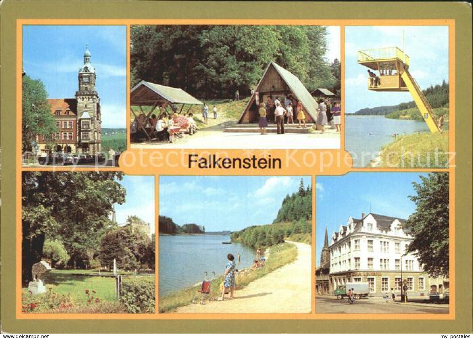 72375870 Falkenstein Vogtland Rathaus Talsperre Falkenstein Schlossfelsen Stause - Falkenstein (Vogtland)