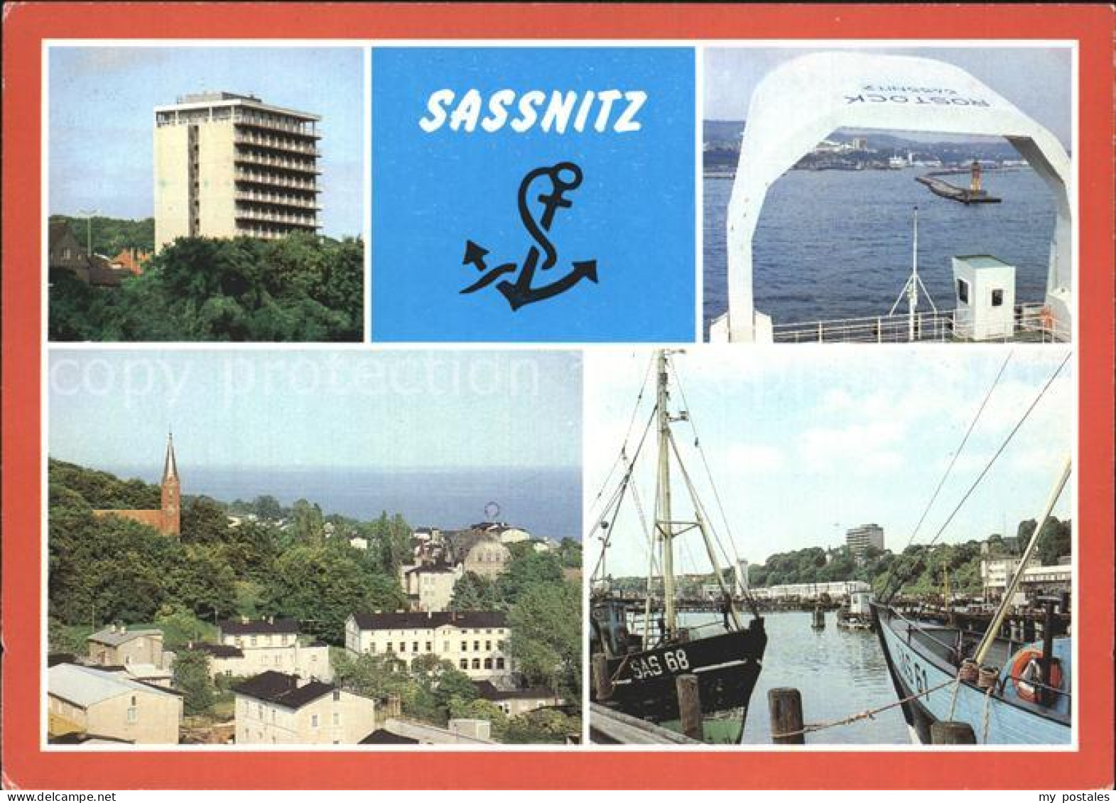 72375676 Sassnitz Ostseebad Ruegen Ruegenhotel Seeblick Zur Mole Fischerreihafen - Sassnitz