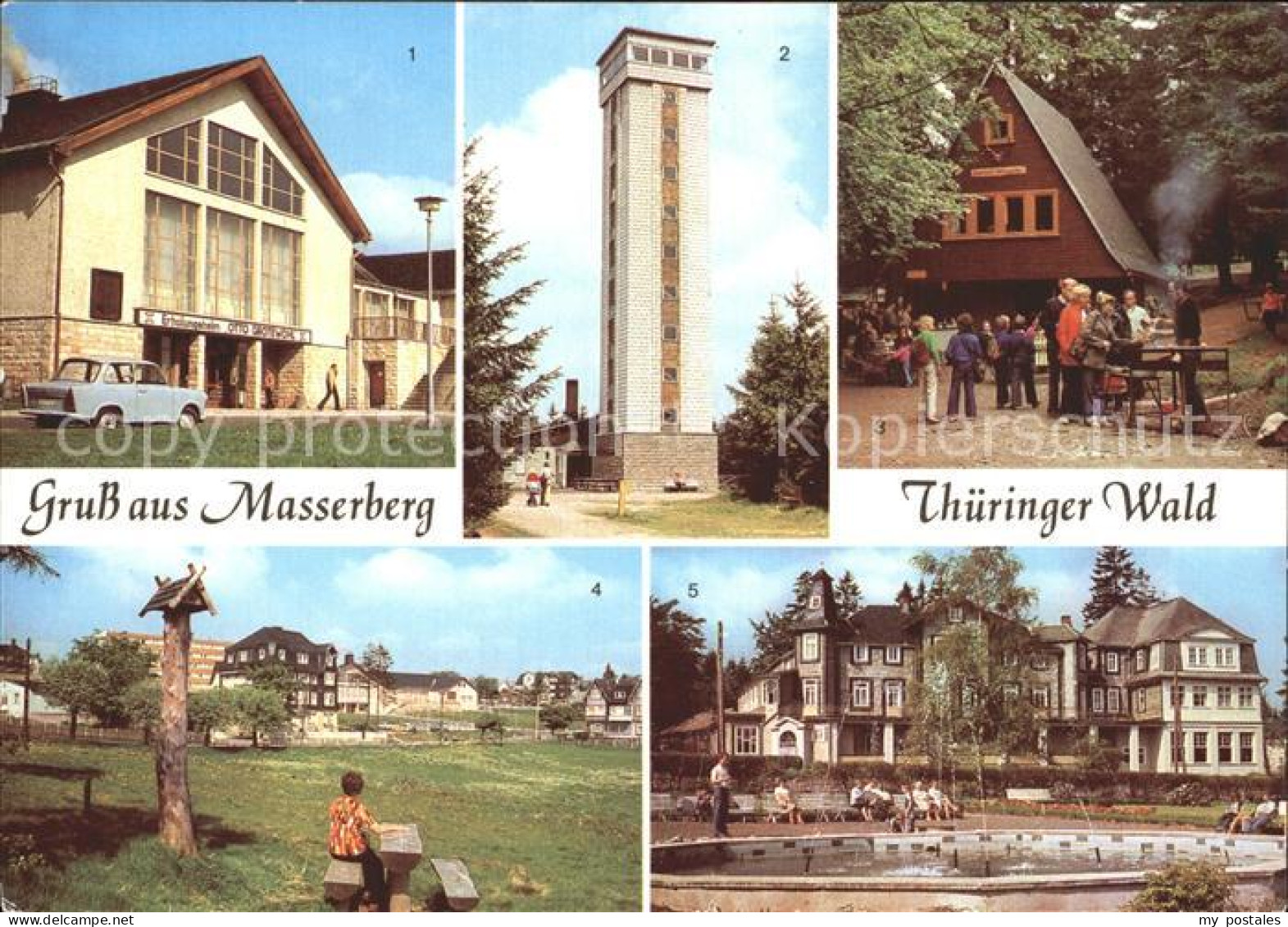 72375080 Masserberg FDGB Ferienheim Otto Grotewohl Rennsteigwarte Werraquellenba - Masserberg