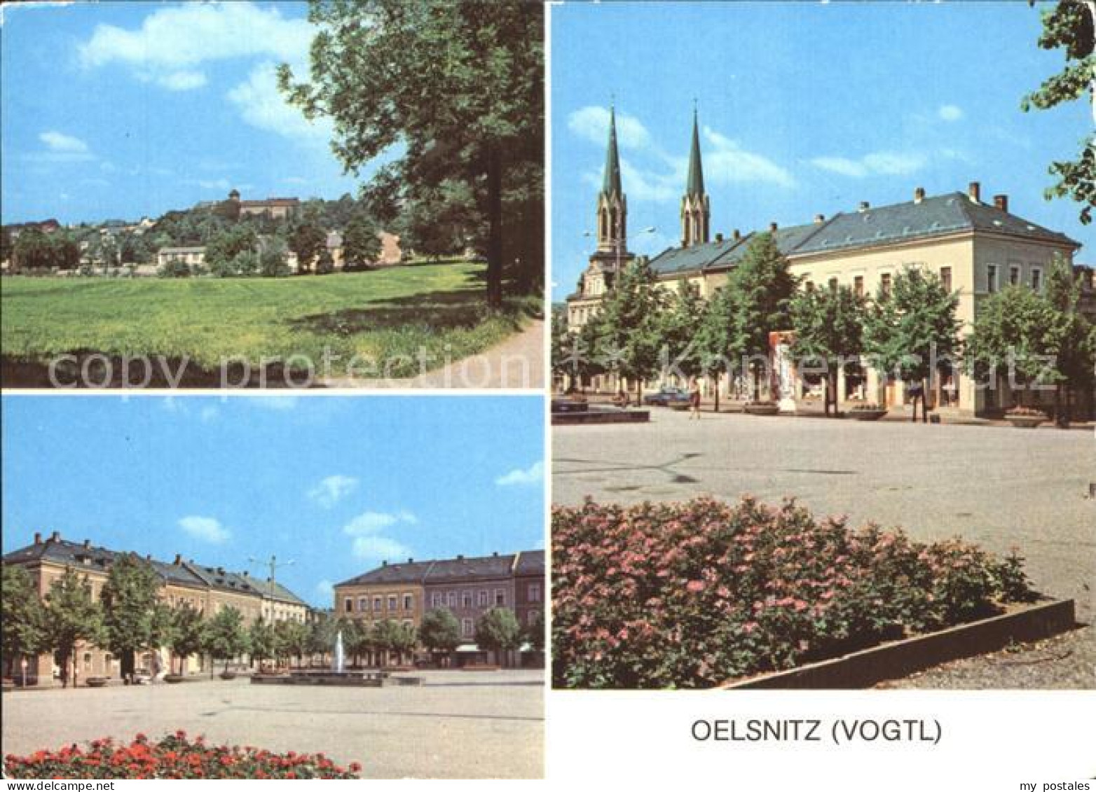 72375066 Oelsnitz Vogtland Teilansicht Schloss Kirche Oelsnitz - Oelsnitz I. Vogtl.