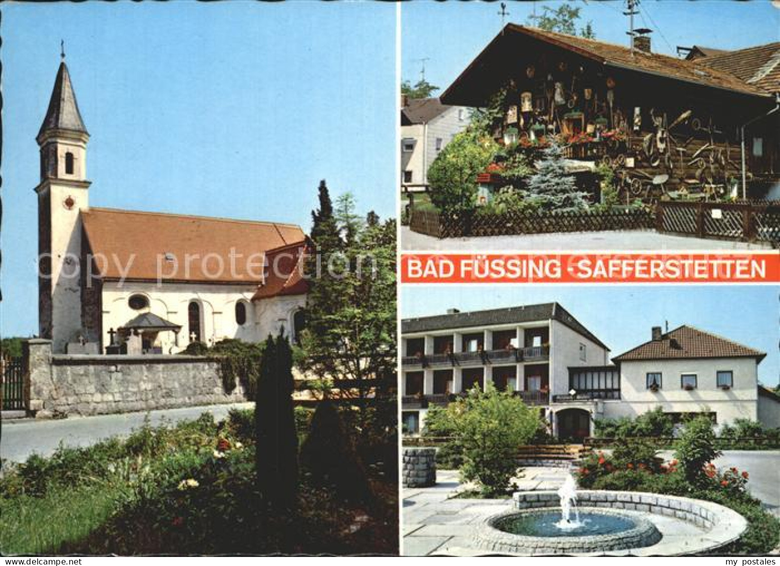 72374671 Bad Fuessing Pfarrkirche Springbrunnen  Aigen - Bad Fuessing