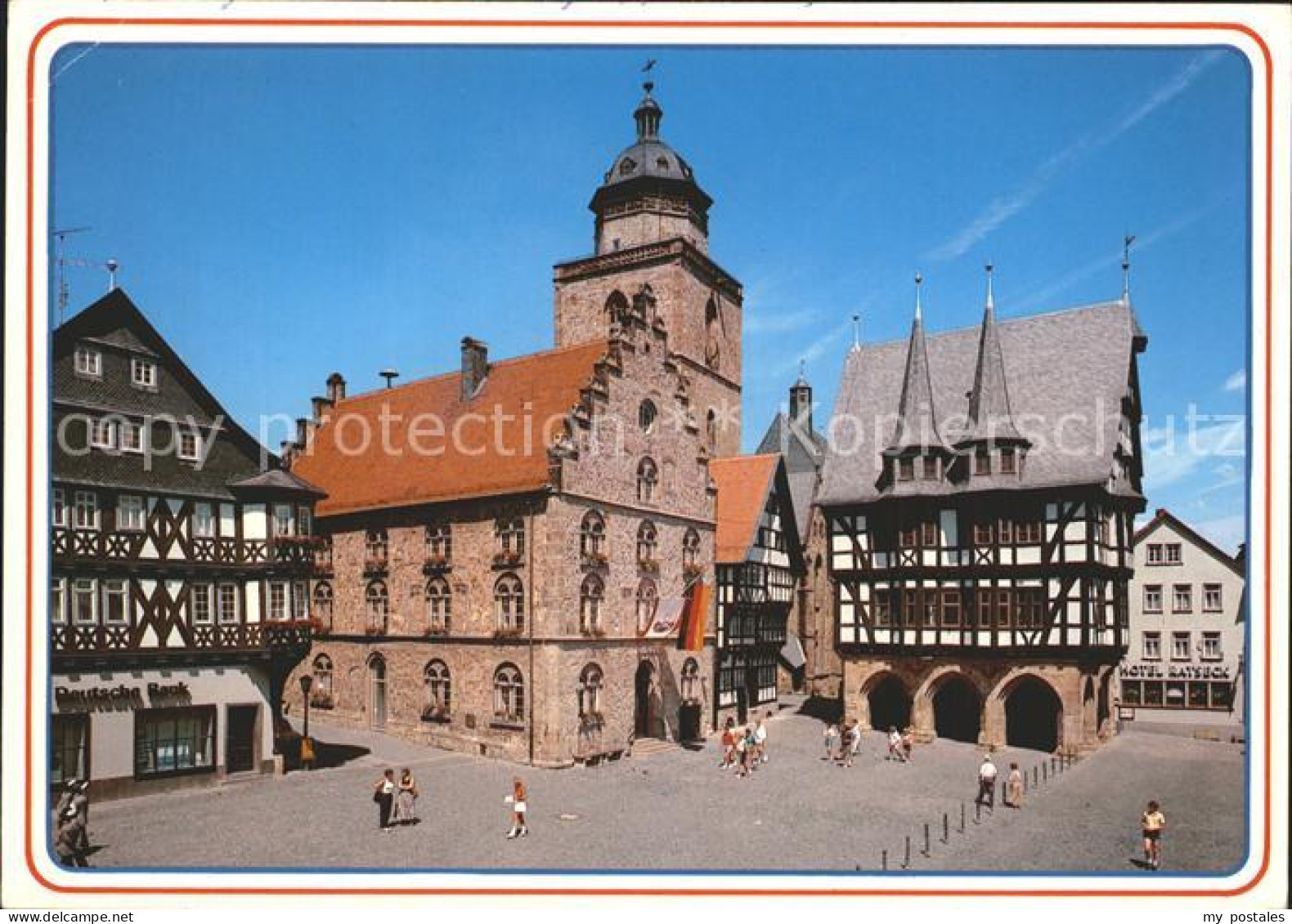 72374431 Alsfeld Rathaus Walpurgiskirche Weinhaus Bueckinghaus  Alsfeld - Alsfeld