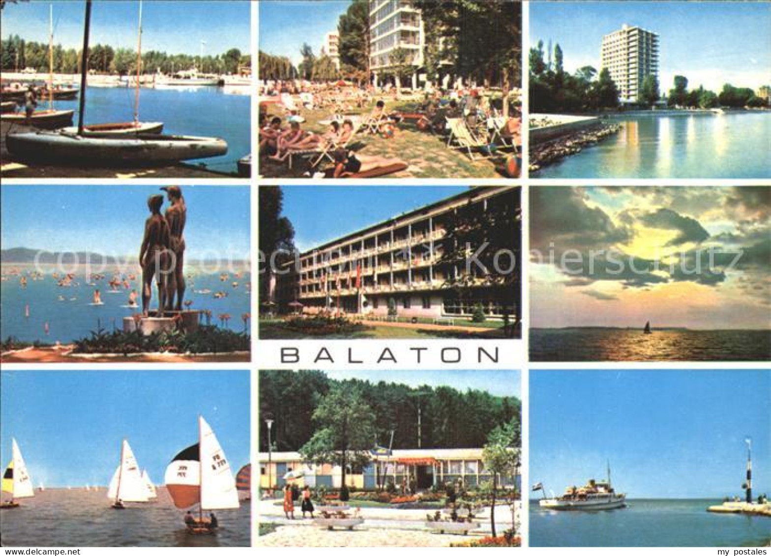 72374418 Balaton Plattensee Segelboot Schiff Promenade  Budapest - Ungarn